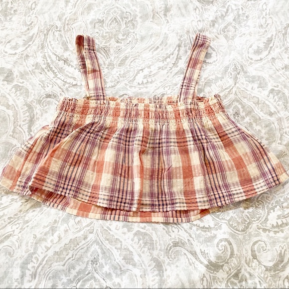 AMERICAN EAGLE Cropped Top Plaid Small NEW NWOT - Picture 7 of 7